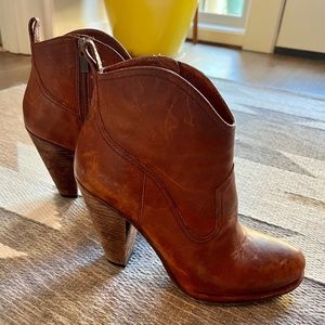 Frye Booties / Caramel